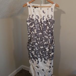 Paisley print dress